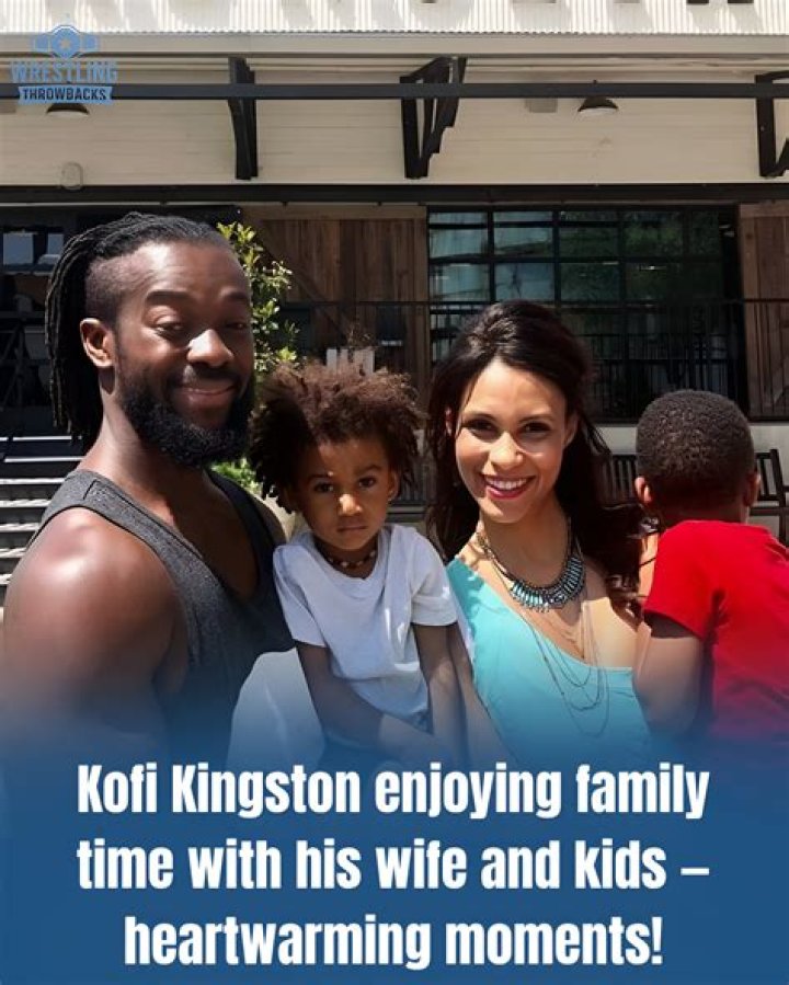 Kofi Kingston And His Wife Daughter Baby blessing, New baby