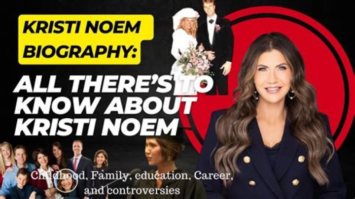 Kristi Noem Biography News and Gossip