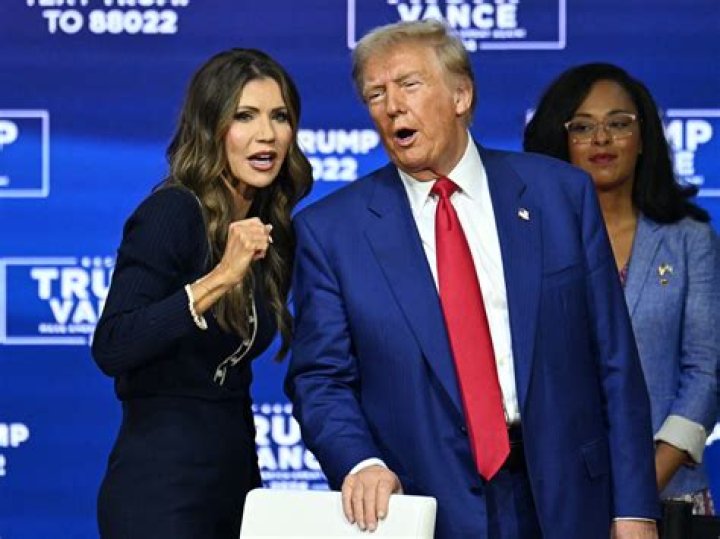 Kristi Noem complains about Trump&rsquo;s &lsquo;language&rsquo;&mdash; then squirms when asked