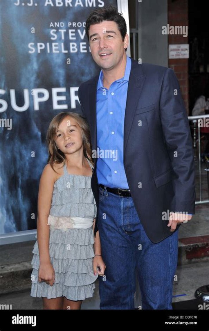 Kyle Chandler with his daughter Sawyer Los Angeles Premiere of "Super 8