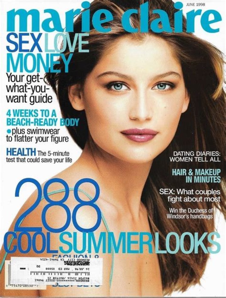 Laetitia Casta Marie Claire Magazine France, July 2016 Cover and