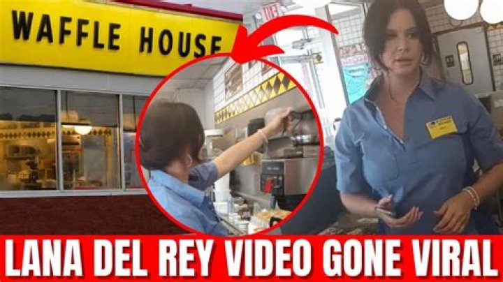 Lana Del Rey works Waffle House restaurant gig Agence France 24