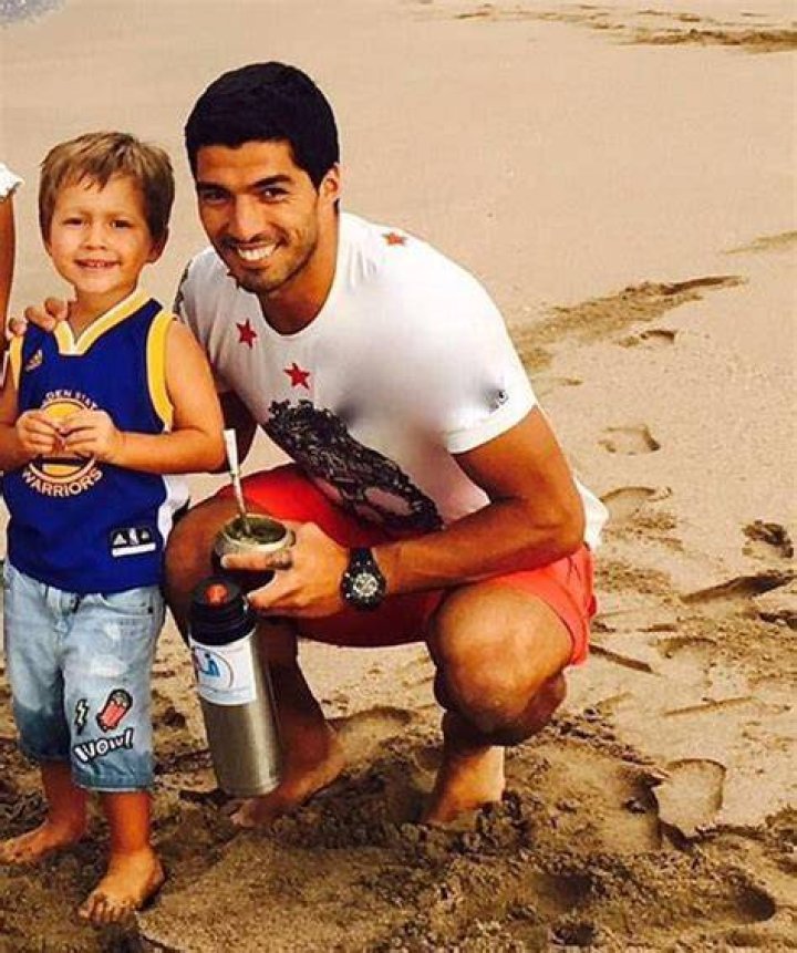 Luis Suarez son wears Middlesbrough kit in Instagram story Daily Mail