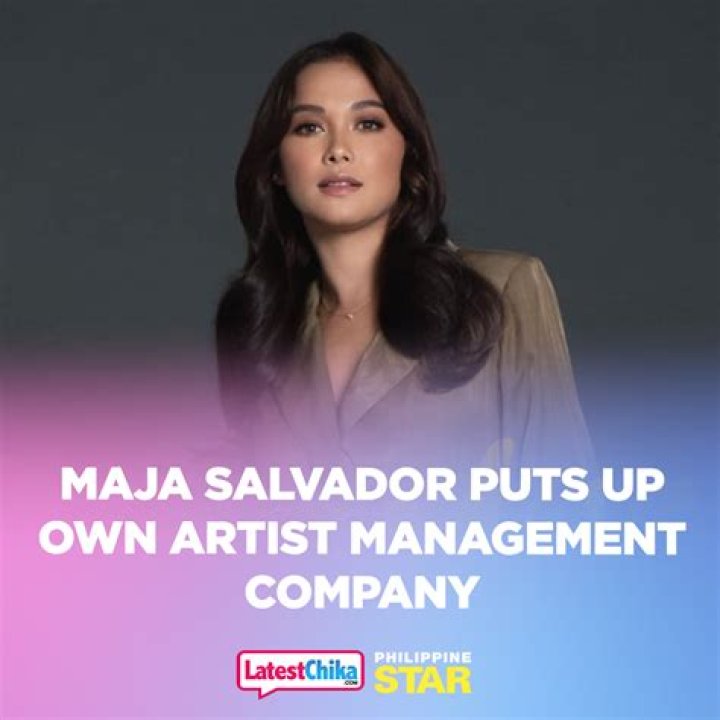 Maja Salvador puts up own management company Filipino News