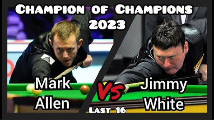 Mark Allen vs Jimmy White Champion of Champions 2023 Snooker BetsAPI
