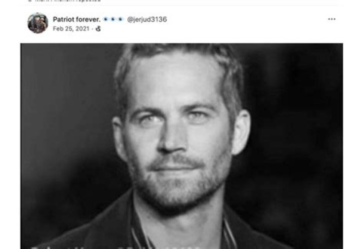 Mark Finchem Shared Suggestion Clintons Killed Paul Walker