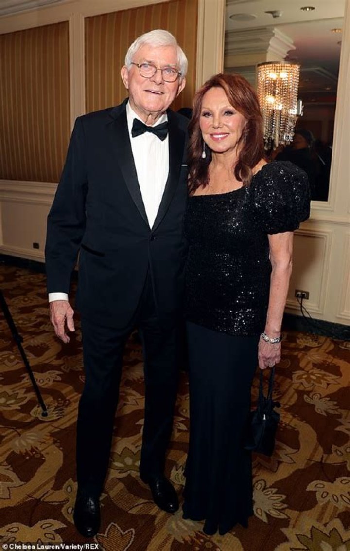 Marlo Thomas, 81, of That Girl and former talkshow host Phil Donahue