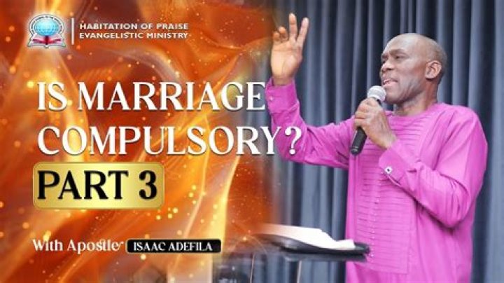 Marriage Is Not Compulsory Apostle Joshua Selman