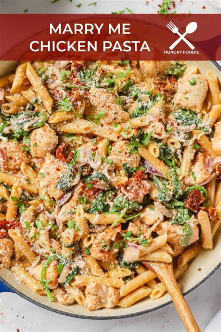 Marry Me Chicken Pasta (Tuscan Chicken Pasta) Hungry Foodie
