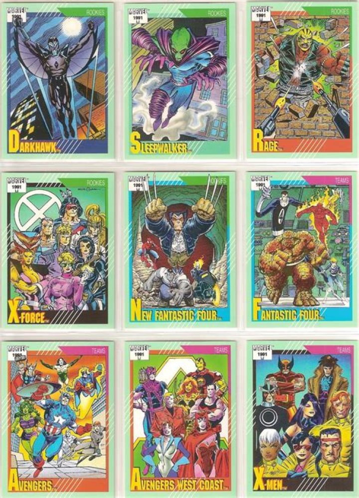 Marvel trading cards munimoro.gob.pe