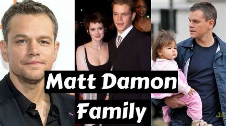 Matt Damon family siblings, parents, children, wife