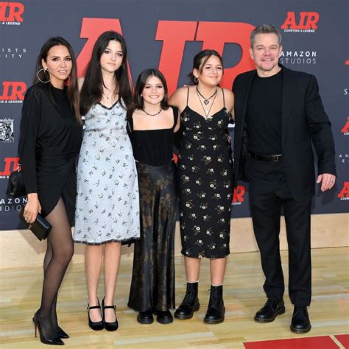 Matt Damon Poses With 3 Daughters at 'Air' Premiere Photos Us Weekly
