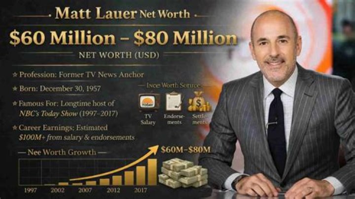 Matt Lauer Net Worth 2018 The Shocking Amount He'll Lose From Being Fired