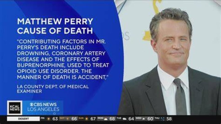 Matthew Perry Cause of Death Latest as More Celebrities Pay Tribute
