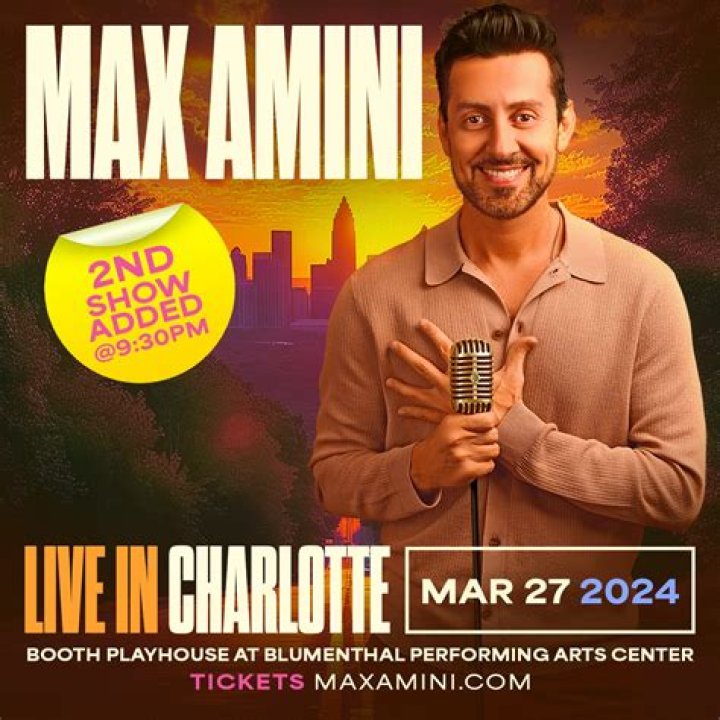 Max Amini Tickets Buy or Sell Tickets for Max Amini Tour Dates 2023