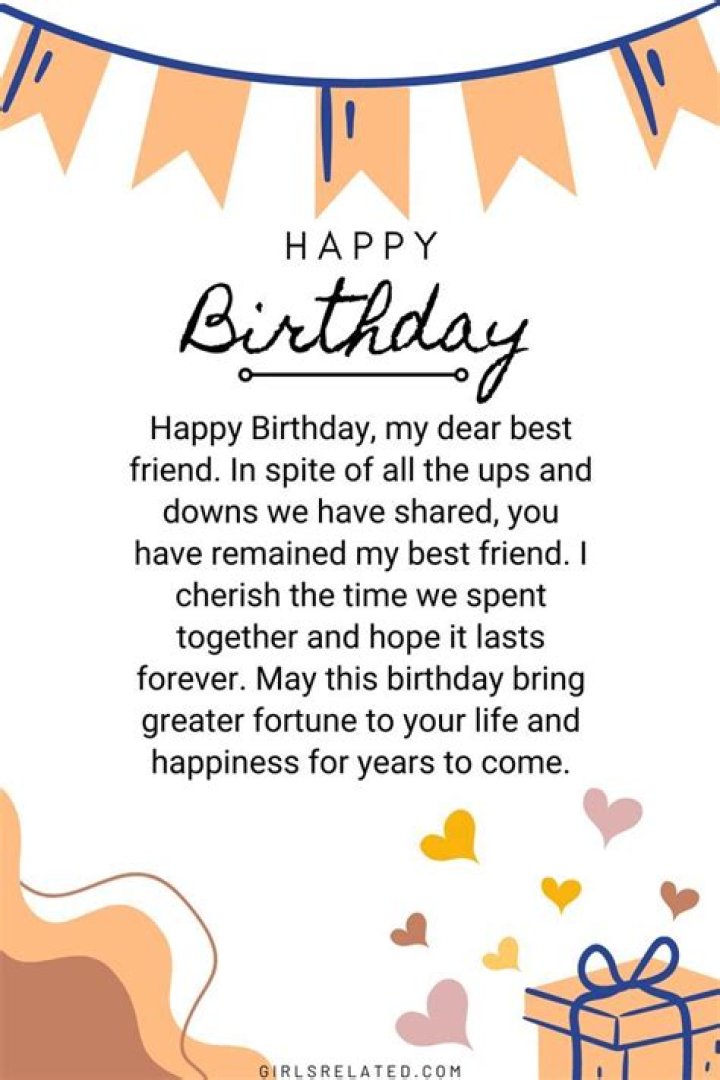 Memorable Lines For Your Best Friend's Birthday Celebration