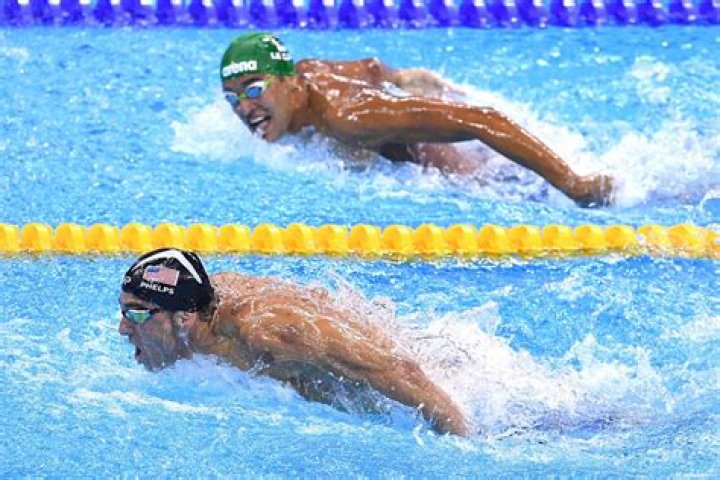 Michael Phelps and Chad Le Clos celebrate Rio 2016 at Omega House