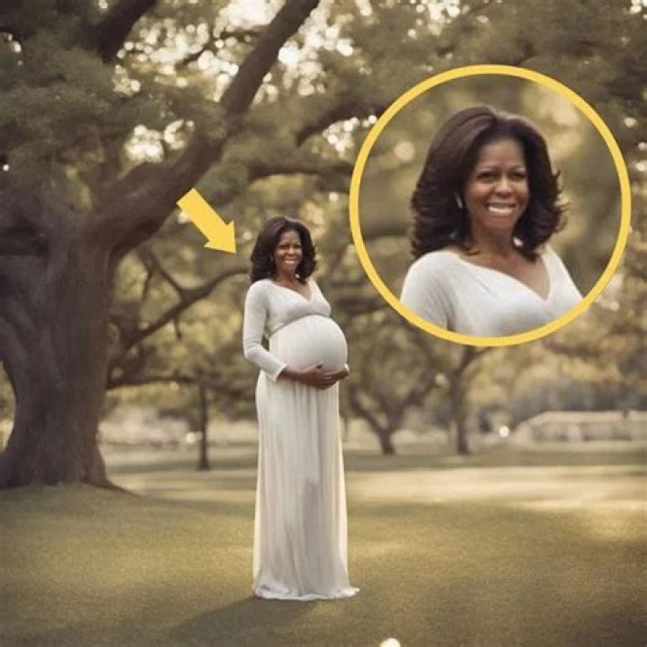 Michelle Obama Finally Releases Photos of Herself Pregnant?