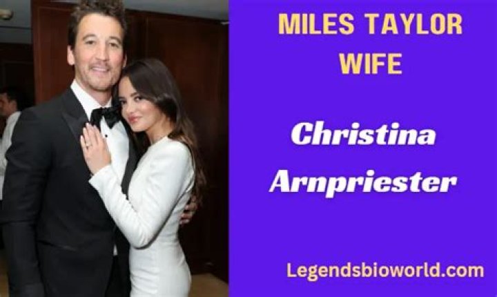 Miles Taylor's Wife: Unveiling The Woman Behind The Man
