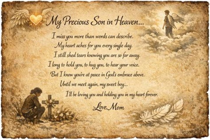 Missing my son in Heaven Missing My Loved Ones in Heaven Pinterest