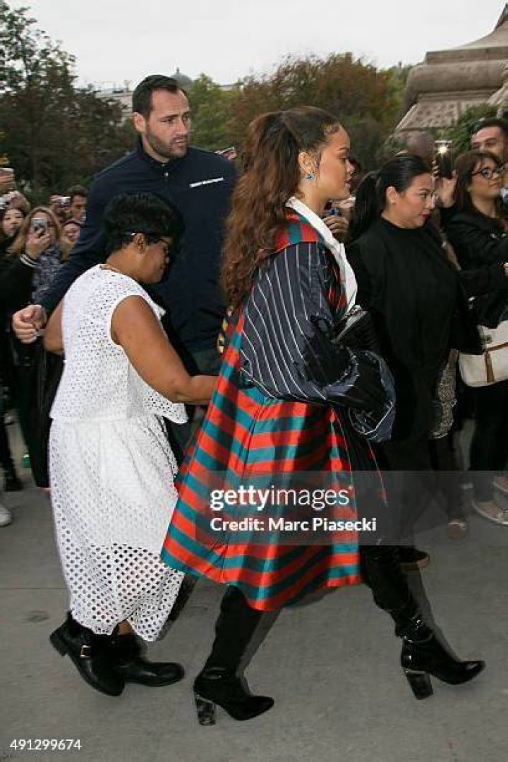 Monica Braithwaite Rihannas mother stops by Erewhon Market in West