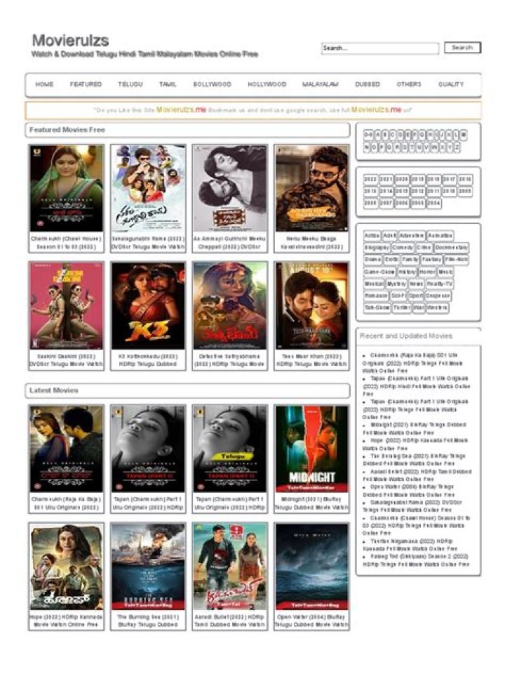 Movierulzs Watche Movierulz PDF