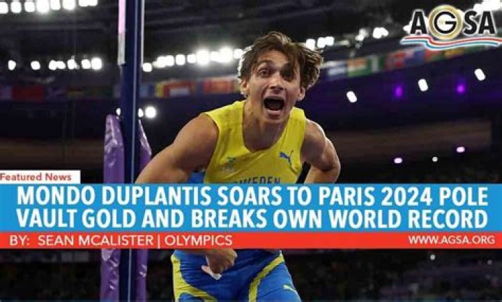 News Mondo Duplantis Soars Over New WR Height In Pole Vault
