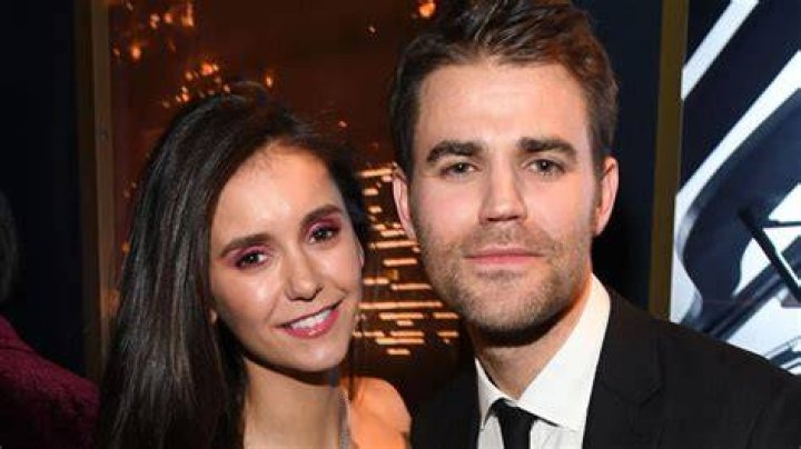 nina dobrev and paul wesley on set Paul and Nina Paul Wesley and
