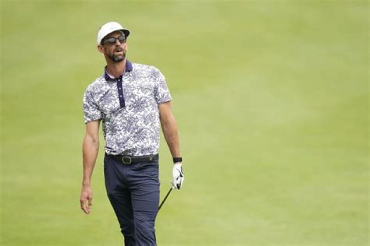 Not Golf, but Retired Swimming Legend Michael Phelps Kicks Back