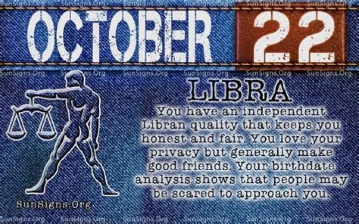 October 22 Birthday horoscope zodiac sign for October 22th