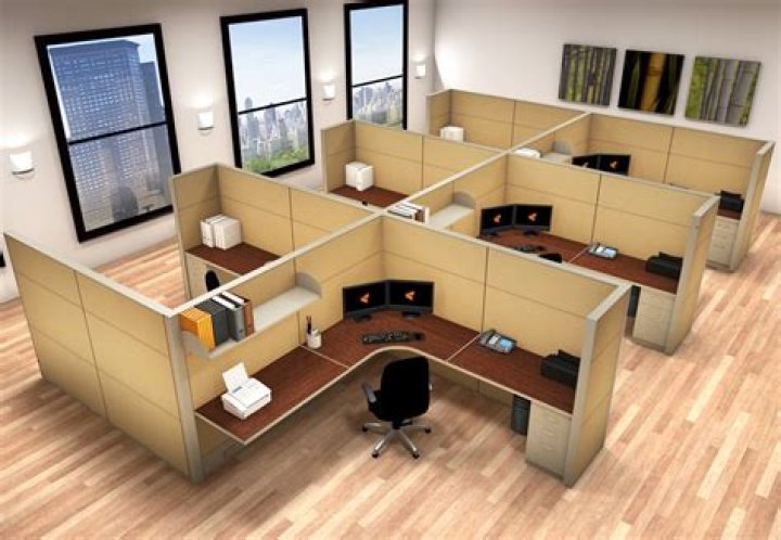 Office System Furniture 8x8 Cubicle Workstations Cubicle Systems