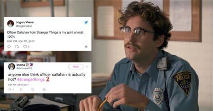 Officer Callahan on Stranger Things POPSUGAR Entertainment