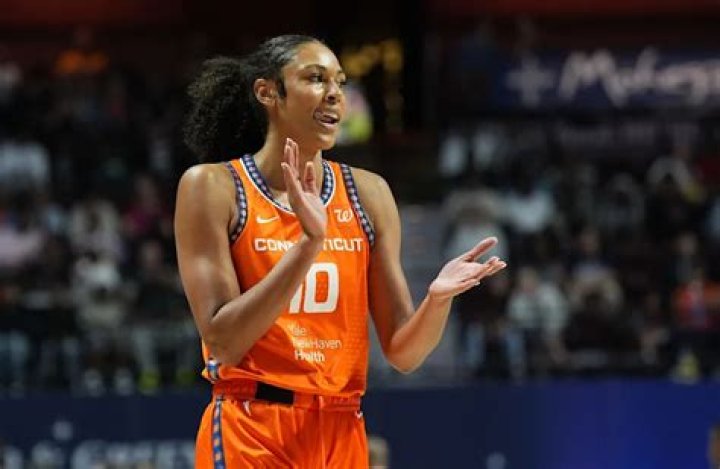 Olivia NelsonOdoda of the Connecticut Sun arrives at the arena... News