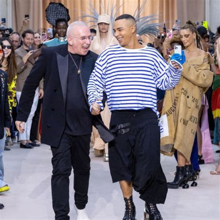 Olivier Rousteing Designs a Loving Tribute to JeanPaul Gaultier