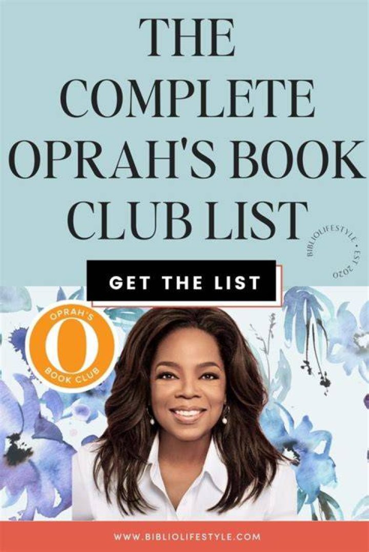 Oprah Winfrey Book Club 2024 Trudi Valene