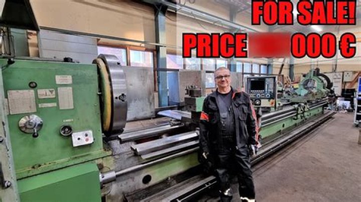 Our HUGE Russian CNC Lathe 8 Meters / 26 Feet! Tazacnc