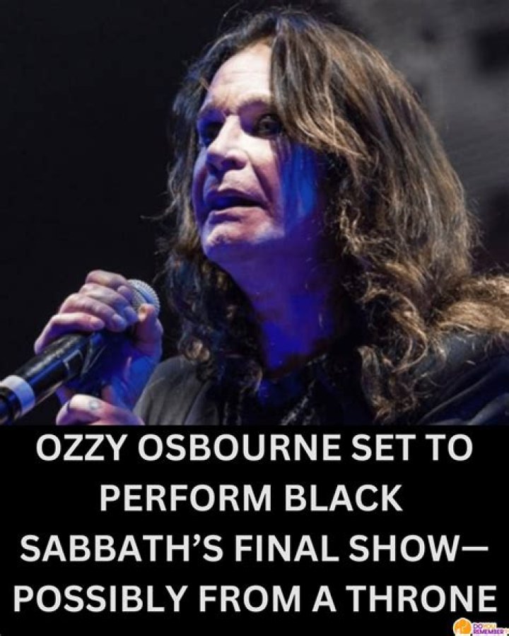 Ozzy Osbourne Set to Perform Halftime Show at the NFL's Kickoff Game on