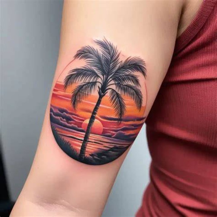 Palm Tree Tattoo Meaning Body Tattoo Art