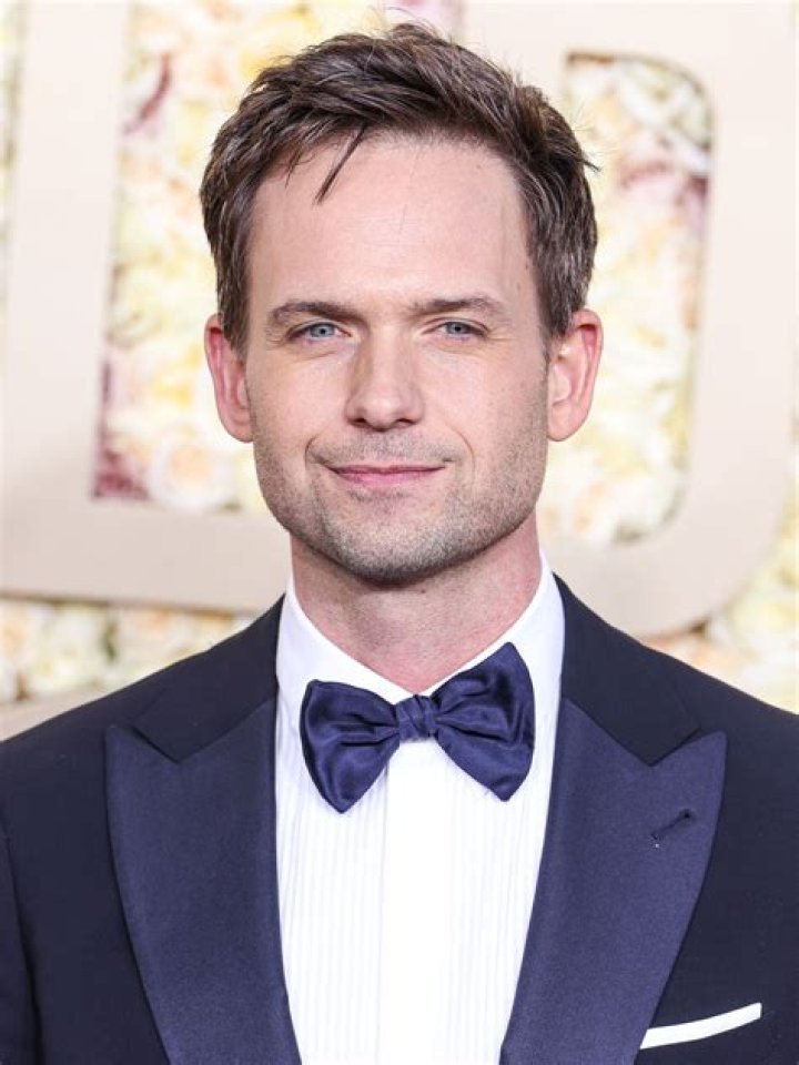 Patrick J. Adams Supports TV Wife Meghan Markle at Royal Wedding Photo
