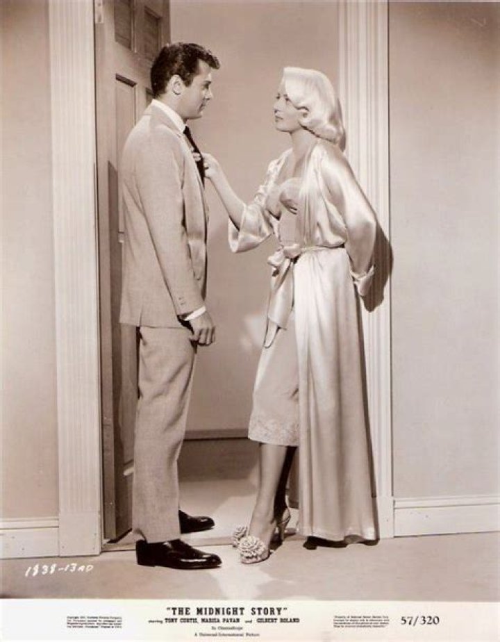 Peggy Maley in The Midnight Story (1957) Hollywood pictures, Film