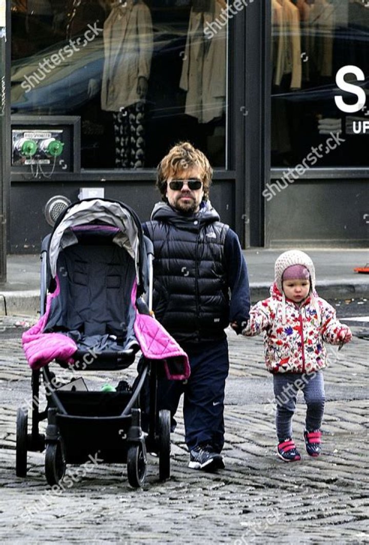 Peter Dinklage walks Soho his daughter Zelig Editorial Stock Photo