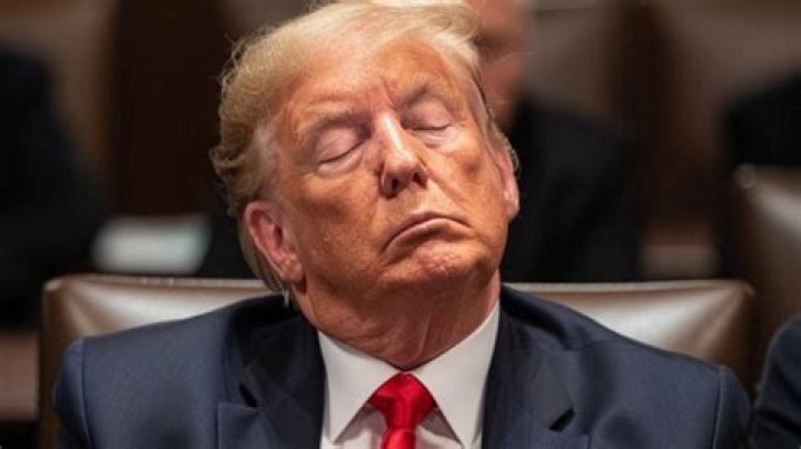 PHOTO Donald Trump Looking Sleepy In His Mugshot