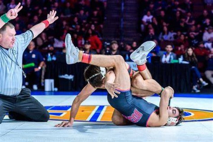 Pin on wrestling