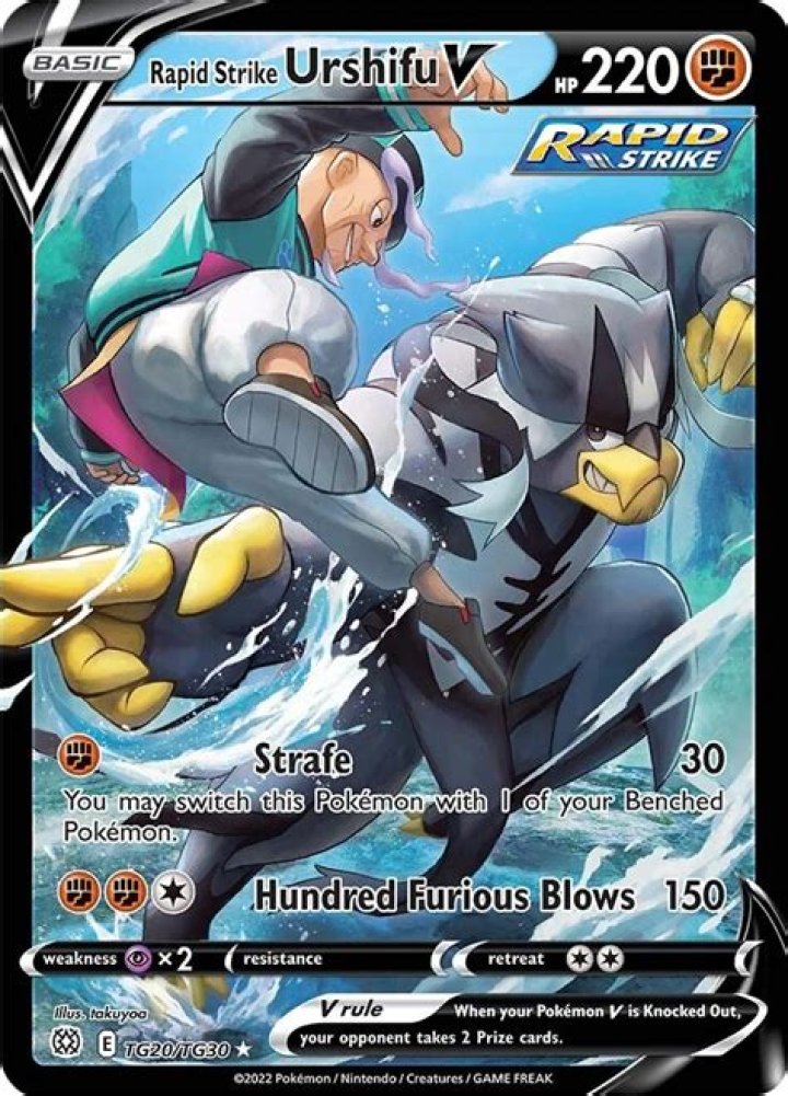 Pokemon 4892 Urshifu RapidStrike Pokedex Evolution, Moves, Location, Stats