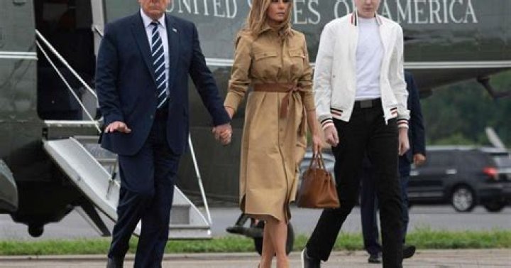 Presidentti Trumpin pojalla Barronilla oli koronatartunta, kertoo