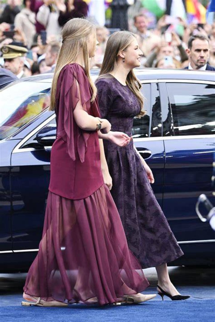 Princess Leonor and Infanta Sofia attend Women's EURO Football game