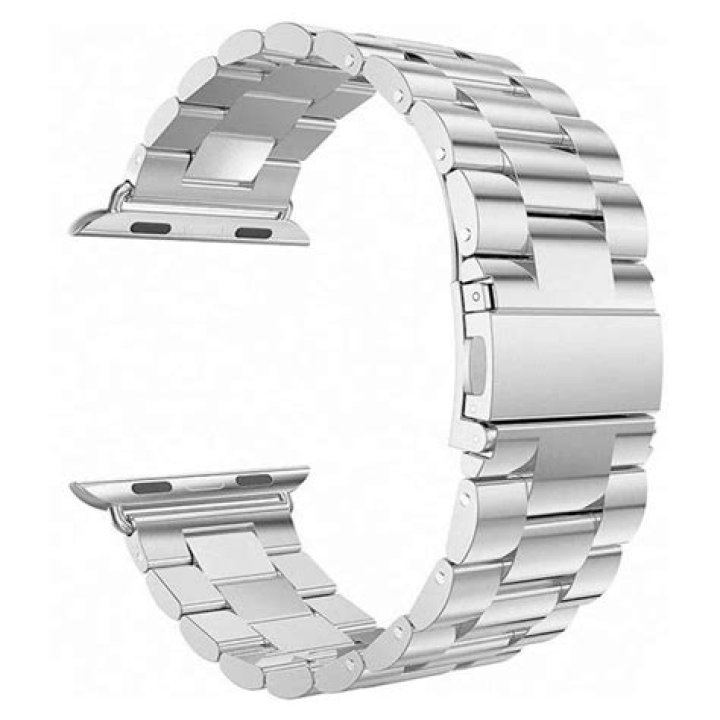 Replacement Interlinking Watch Strap Dual Folding Clasp for Apple 38mm