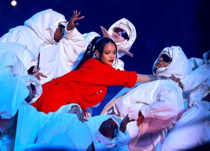 Rihanna Breaks The In Tight Black Outfit Playing A Maid As She