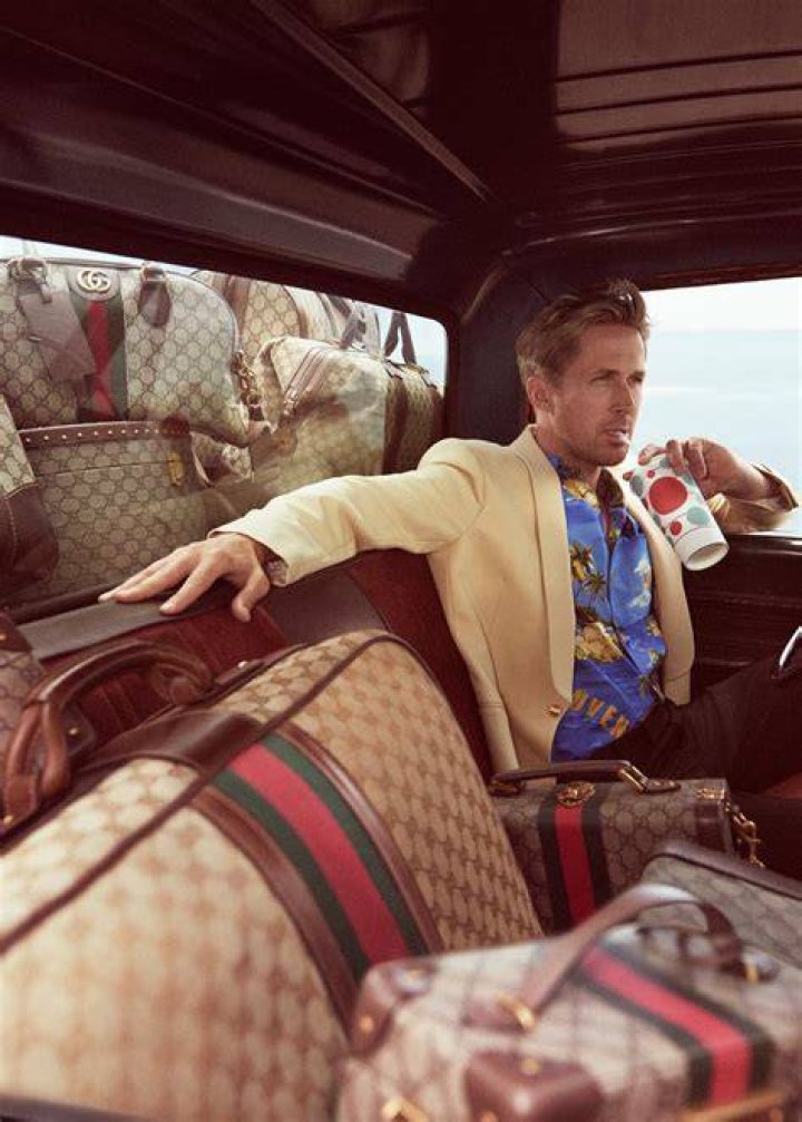 Ryan Gosling in the Gucci Valigeria Campaign Milan Fashion TV