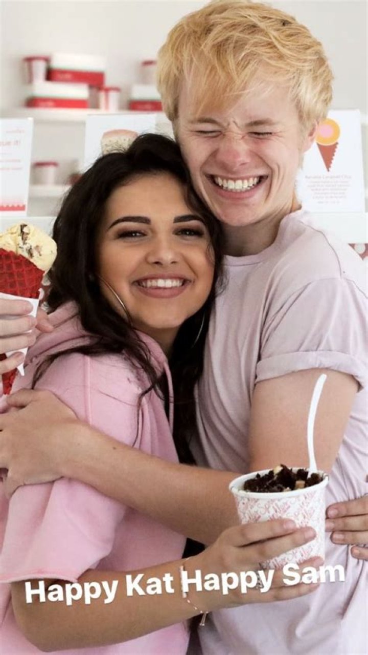 Sam Golbach w/ Katrina Stuart via samgolbach (Instagram) Sam and